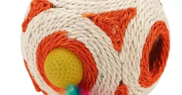 Vezi acum Zar din sisal cu zornaitoare - 12cm