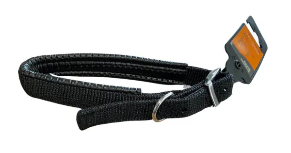 Vezi acum Zgarda nylon captusita, neagra, confortabila, 46-58 cm x 2.5 cm