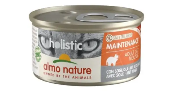 Almo Nature Holistic Cat, conserva digestive cu peste limba de mare, set 12 X 85 g Cumpărături sigure