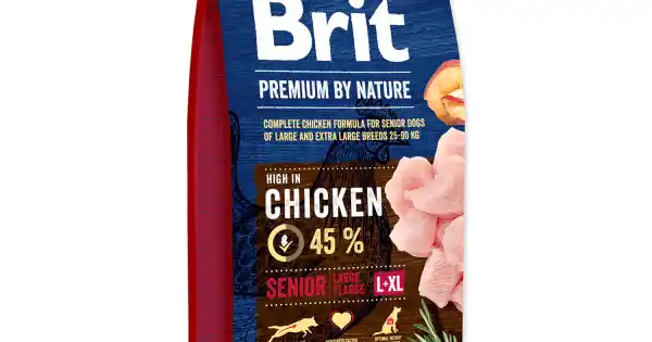 Ofertă specială Brit Premium By Nature Senior L-XL 15 Kg
