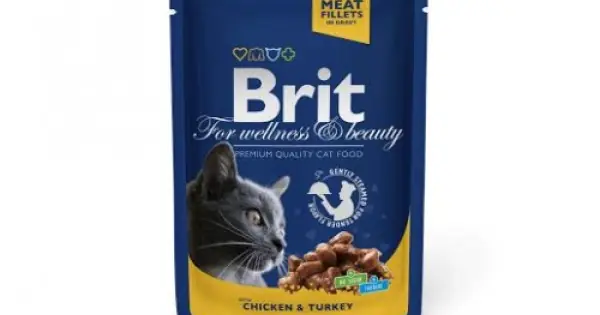 Brit Premium Cat Plic Cu Pui Si Curcan, 10 X 100 gr Preț mic