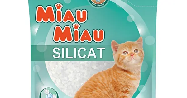 Plată securizată Nisip Silicat Pentru Pisici Miau Miau, 3.8 L