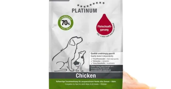 Cel mai vândut Platinum Dog Adult, hrana uscata pentru caini, cu pui, 5 kg