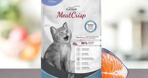 Plată securizată Platinum MeatCrisp, Hrana uscata pentru pisici junior, cu pui, 1.5 kg