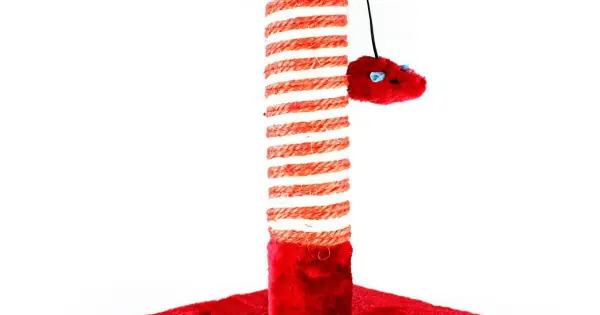 Sisal Papillon Guss Rosu 25x25x40 cm Expediere rapidă