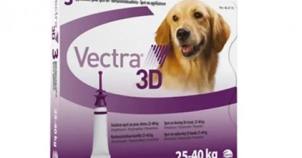 Popular Vectra 3D 25-40 kg, antiparazitar extern pentru caini intre 25-40 kg, 1 pipeta
