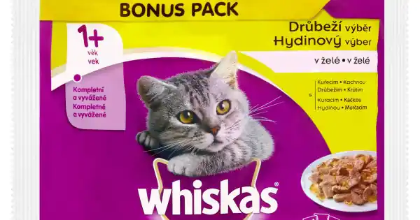 Whiskas Multipack Adult Selectii Pasare in Aspic 4x100 G Ofertă de sezon