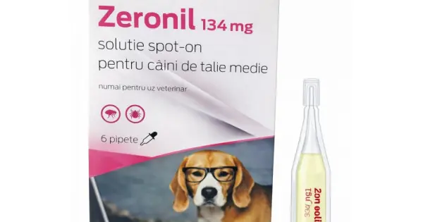 Zeronil, solutie antiparazitara pentru caini talie medie intre 10-20 kg Plată sigură