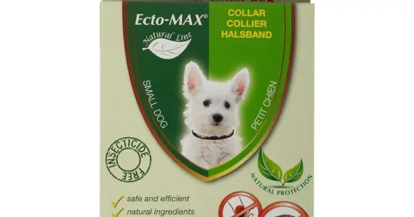 Zgarda antiparazitara naturala caini talie mica Ecto-Max, 38 cm Cumpără online
