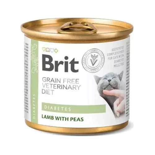 Ofertă Brit Veterinary Diets Cat GF Diabetes conservă 6x200 g