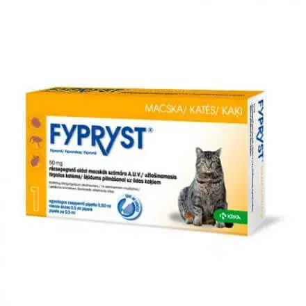 Retur ușor Fypryst 0,5 ml pisică 10x