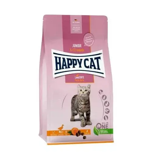 Reducere de preț Happy Cat Junior Grainfree Duck 4 kg