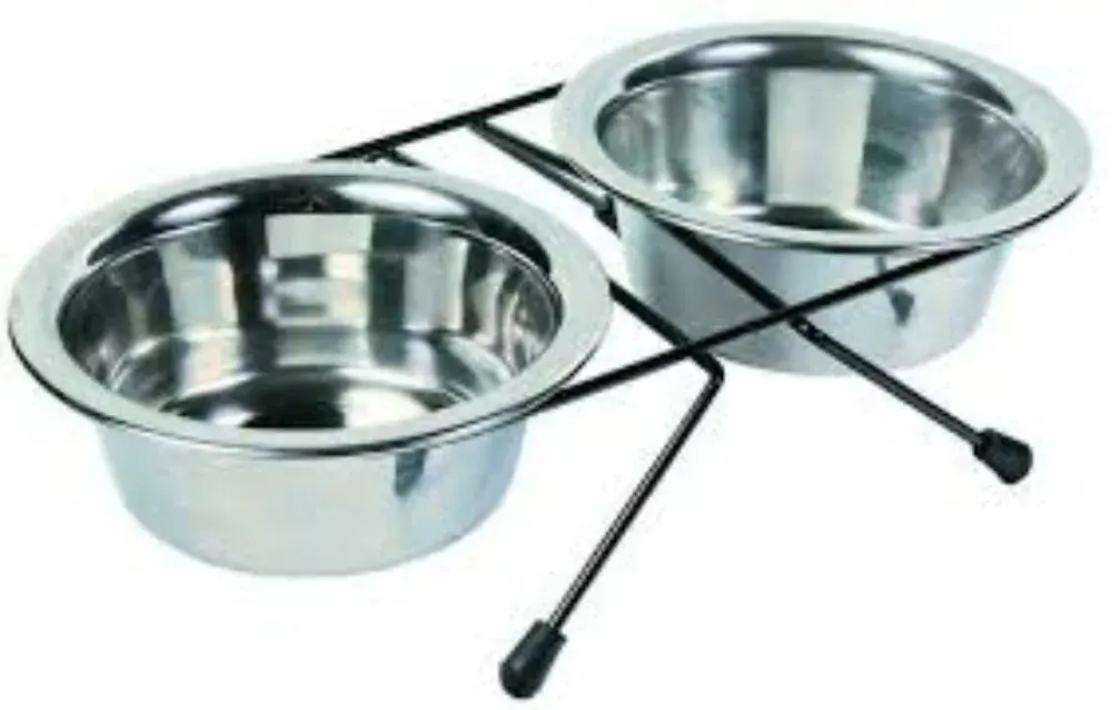 Cel mai vândut Trixie Castron Set Metal Pe suport 2.8 l/24 cm