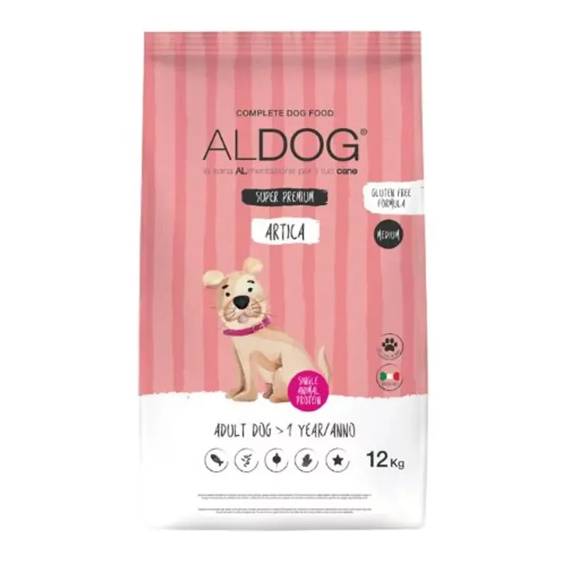 Aldog Artica Adult Medium Salmon 12 kg hrană pentru câini Preț mic