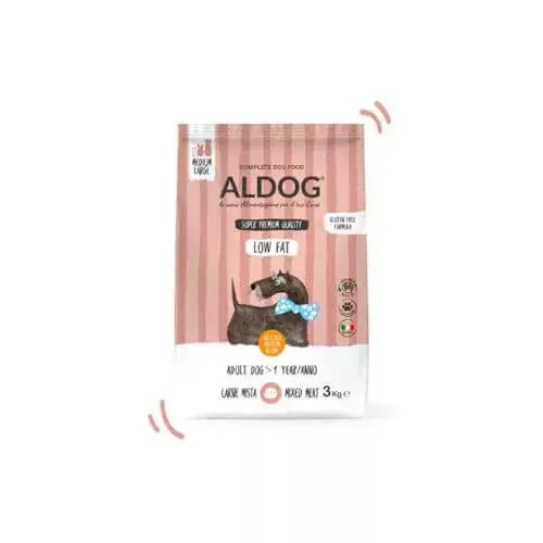 Lichidare de stoc Aldog Low Fat Medium 3 kg hrană pentru câini