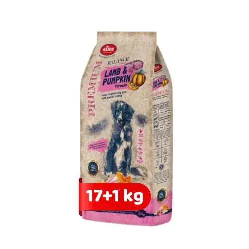 Ieftin Panzi Alice PROFESSIONAL Adult Balance Lamb&Pumpkin 17+1 kg