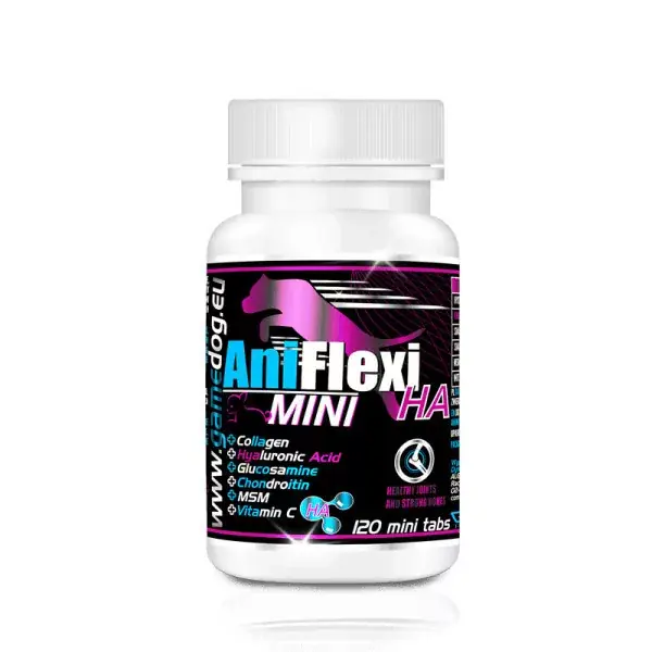 Aniflexi HA Mini – protecție articulații mini mărime pentru câini 120 comprimat Doar azi