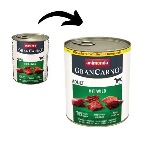 Animonda GranCarno Adult (game meat) 6x400 g Discount
