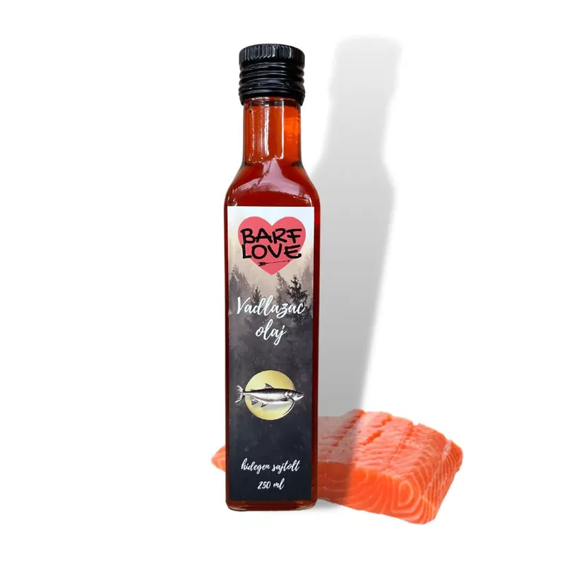 Barf Love Wild salmon oil Pentru câini și Pentru pisici La rece presat, crud 100 ml Reducere extra