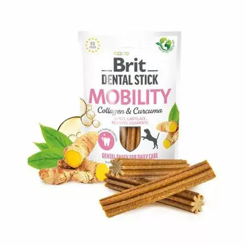 Brit Dental Stick Mobility with Collagen & Curcuma 251 g Lichidare de stoc
