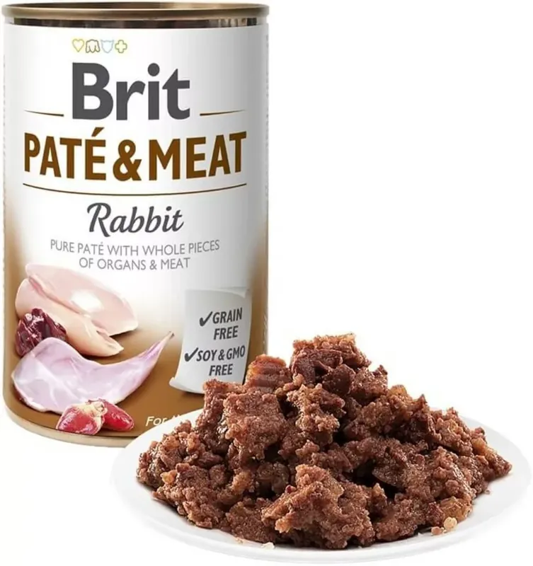 Brit Pateu & Meat Rabbit 400 g Doar azi