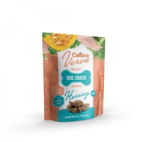 Calibra Dog Verve Semi-Moist Snack Fresh Herring 150 g Retur gratuit