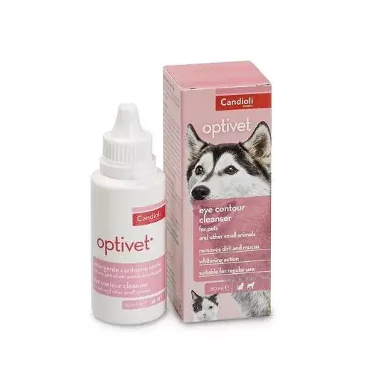 Cel mai bun preț Candioli Optivet Zona ochilor soluție de curățare 50 ml
