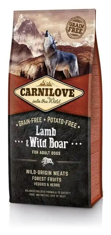 Ieftin CarniLove Adult Lamb-Wild boar 2x12 kg hrană pentru câini