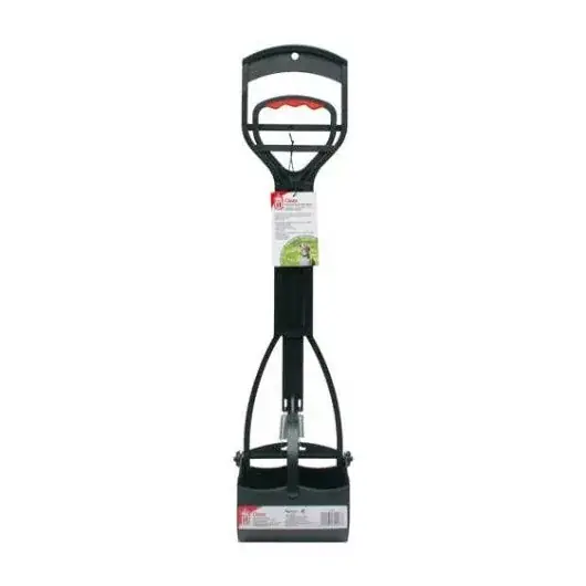DogIt Clean Jawz excremente colector lopată (negru) cu pietriș, with grass pentru sol 64 cm Promoție