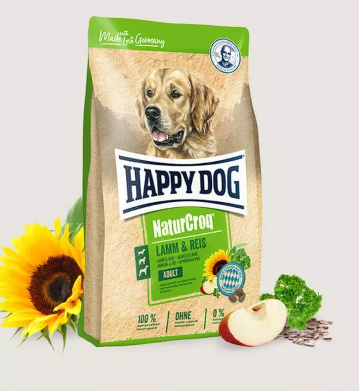 Doar azi Hrană pentru câini Happy Dog NaturCroq Lamb/Rice (miel și orez) 2x15 kg