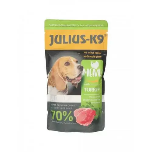 Reducere de preț Julius-K9 hrană umedă Turkey 16x125 g