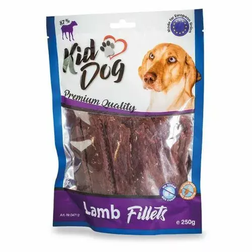 Cumpărături sigure KidDog Lamb Felii Recompensă 250 g