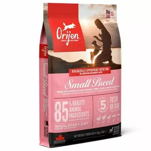 Orijen Small Breed 4,5 kg hrană pentru câini Cel mai vândut
