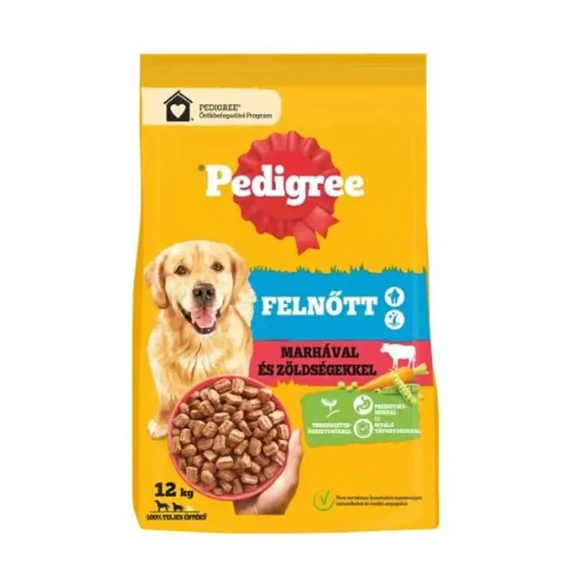 Pedigree uscat hrană pentru câini Adult Beef-vegetable 12 kg Discount