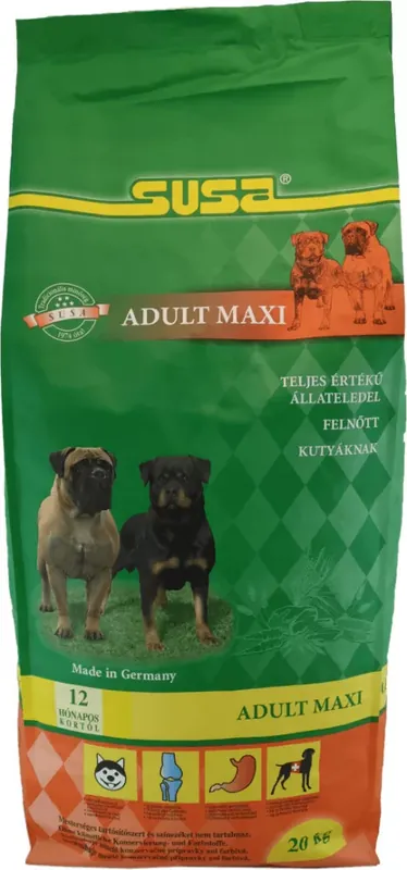 Susa Adult Maxi Uscat Hrană pentru câini 20 Kg Retur gratuit