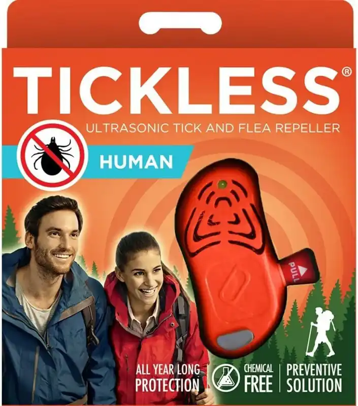 Tickless Human cu ultrasunete căpușe și antipurici pentru oameni portocaliu Reducere specială