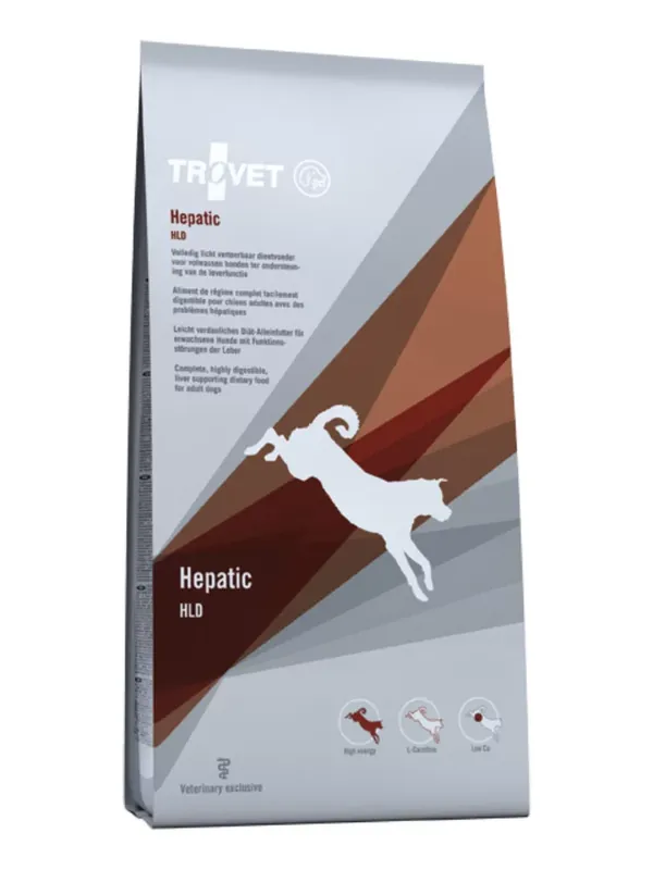 Lichidare de stoc Trovet Hepatic /HLD Pentru ficat dietetic hrană uscată pentru câini 3 kg