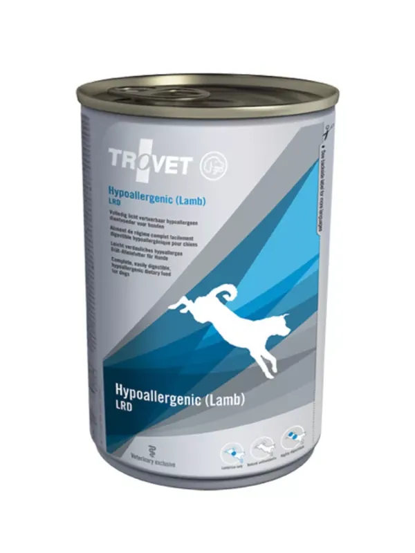 Cel mai bun preț Trovet Hypoallergenic Lamb&Rice Diet/LRD conservă pentru câini 400 g