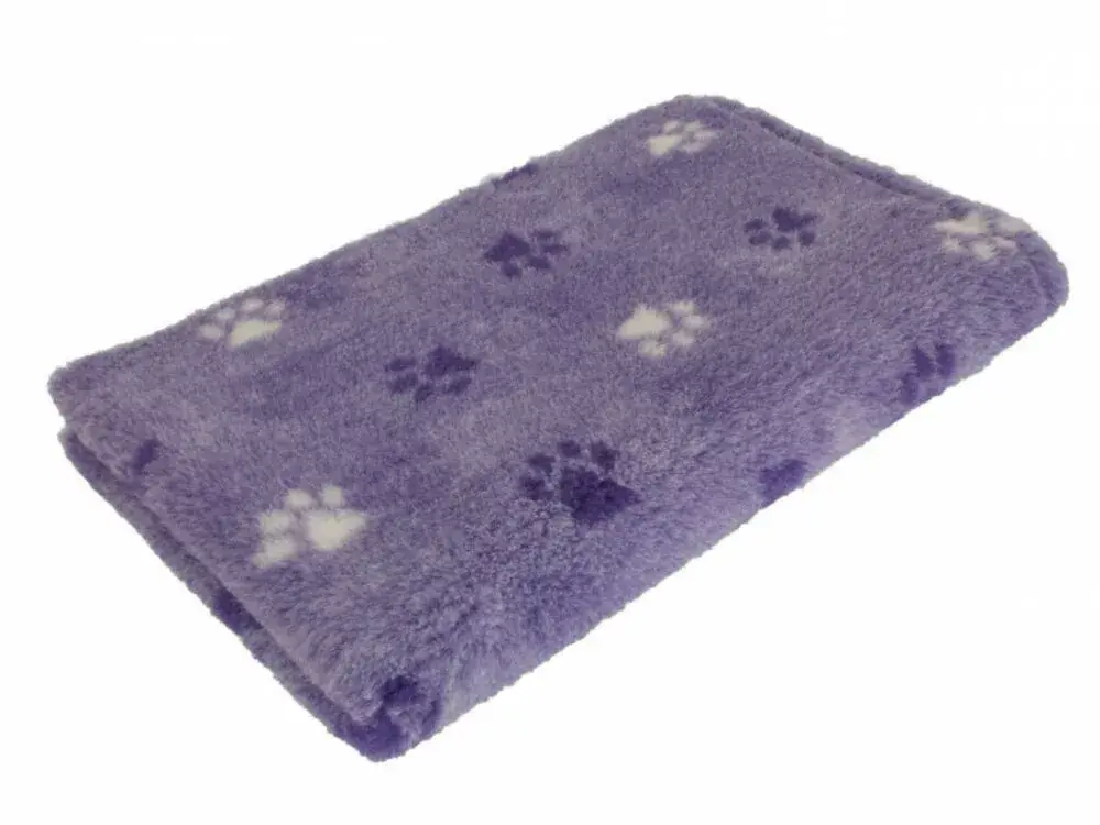 Vetbed Antiderapant, Pentru articulații Culcuș pentru câini Mov, 2 sortimente lăbuță cu model 75x100 cm Doar azi