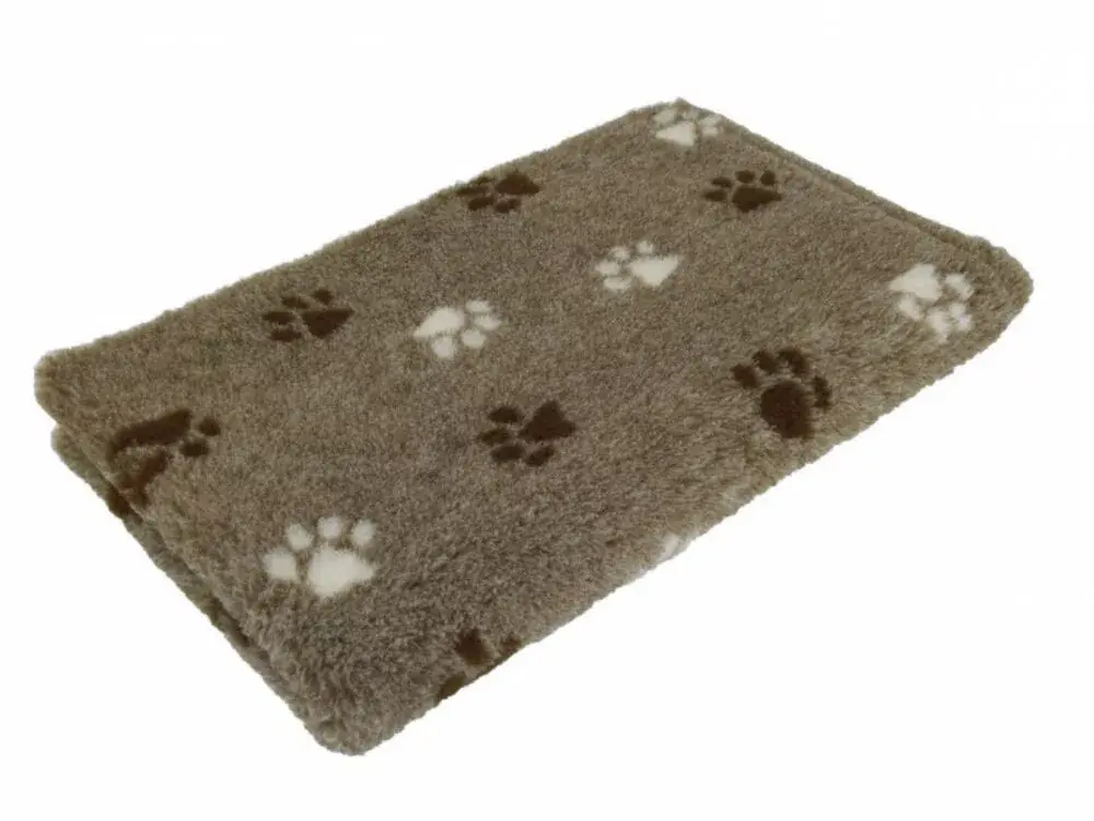 Vetbed Antiderapant, Pentru articulații Culcuș pentru câini Maro, 2 sortimente lăbuță cu model 75x50 cm Discount