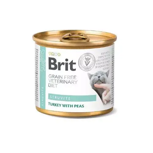 Brit Veterinary Diets Cat GF Struvite conservă 12x200 g Chilipir