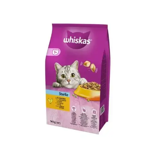 WHISKAS uscat hrană pentru pisici 14 kg Sterile Chicken Cumpărături sigure