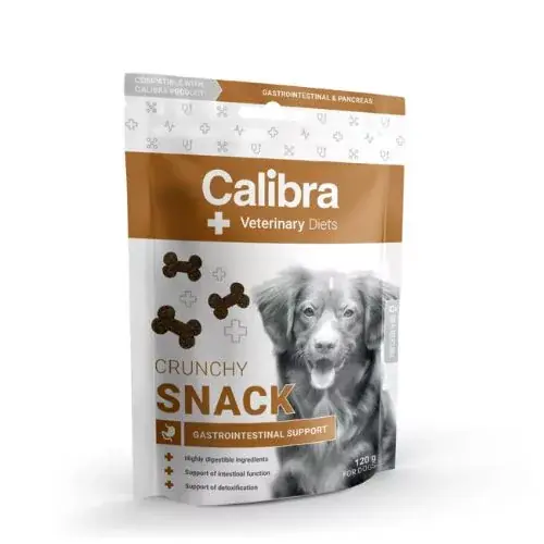 Calibra VD Dog Crunchy Snack Gastrointestinal 120 g Retur ușor