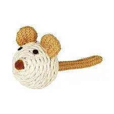 Popular Trixie șoricel din sfoară de hârtie, cu zornăitoare 5 cm