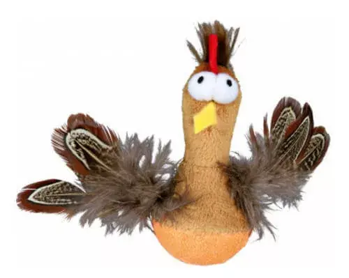Trixie jucărie pentru pisici Bobo pluș chicken 10 cm Mai ieftin