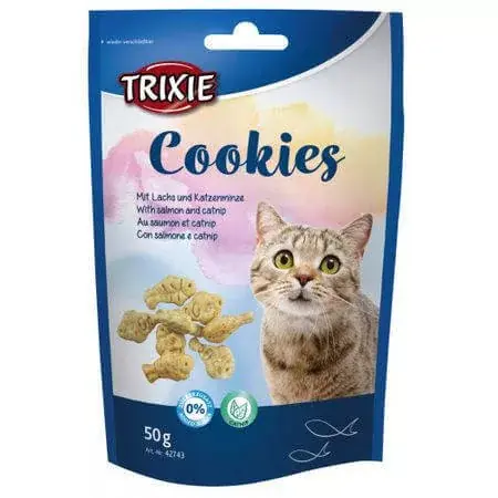 Trixie Cookies recompensă (salmon, catnip) pisici pentru 50 g Bestseller