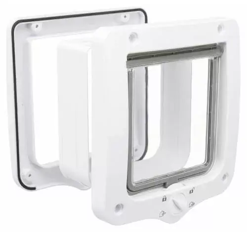Disponibil imediat Trixie 4 suport pisică ușă 20x22 cm Alb