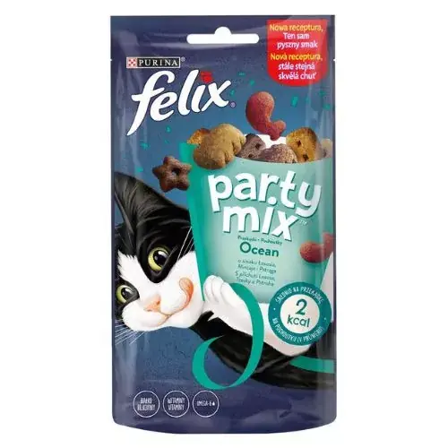 Felix Party Mix Ocean Mix pisică recompensă 60 g Nu rata