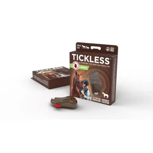 Tickless Horse Cu ultrasunete Anticăpușe Pentru cai Maro Ofertă