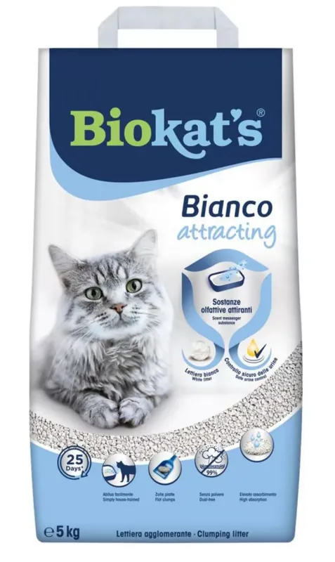Biokat‘s Bianco Attracting Așternut 10 kg Cumpărături sigure
